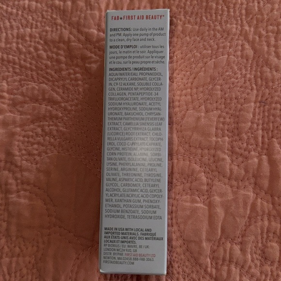 NEW!  First Aid Beauty BOUNCE-BOOSTING SERUM WITH COLLAGEN + PEPTIDES - Picture 2 of 3
